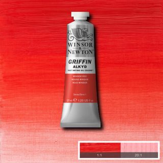 Winsor & Newton- Griffin Oil - 37ml Winsor Red