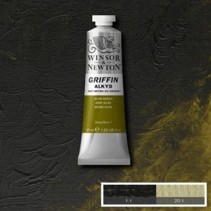 Winsor & Newton- Griffin Oil - 37ml Olive Green