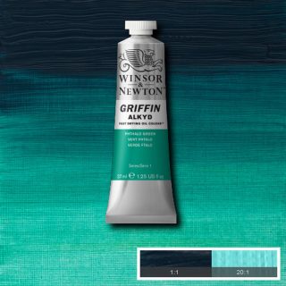 Winsor & Newton- Griffin Oil - 37ml Phthalo Green