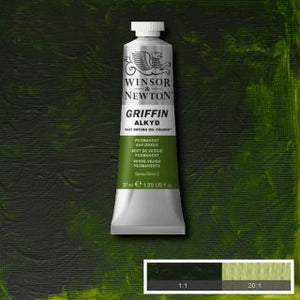 Winsor & Newton- Griffin Oil - 37ml Permanent Sap Green