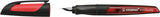 Ergonomic School Fountain Pen - STABILO EASYbuddy - M Nib - Black/Coral
