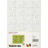 Jigsaw Puzzle - White Blank A5 15x21 cm (16 Pcs)