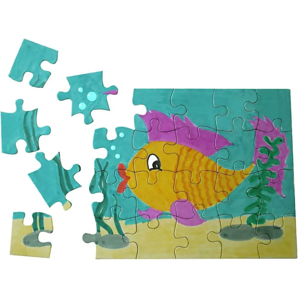 Jigsaw Puzzle - White Blank A5 15x21 cm (16 Pcs)