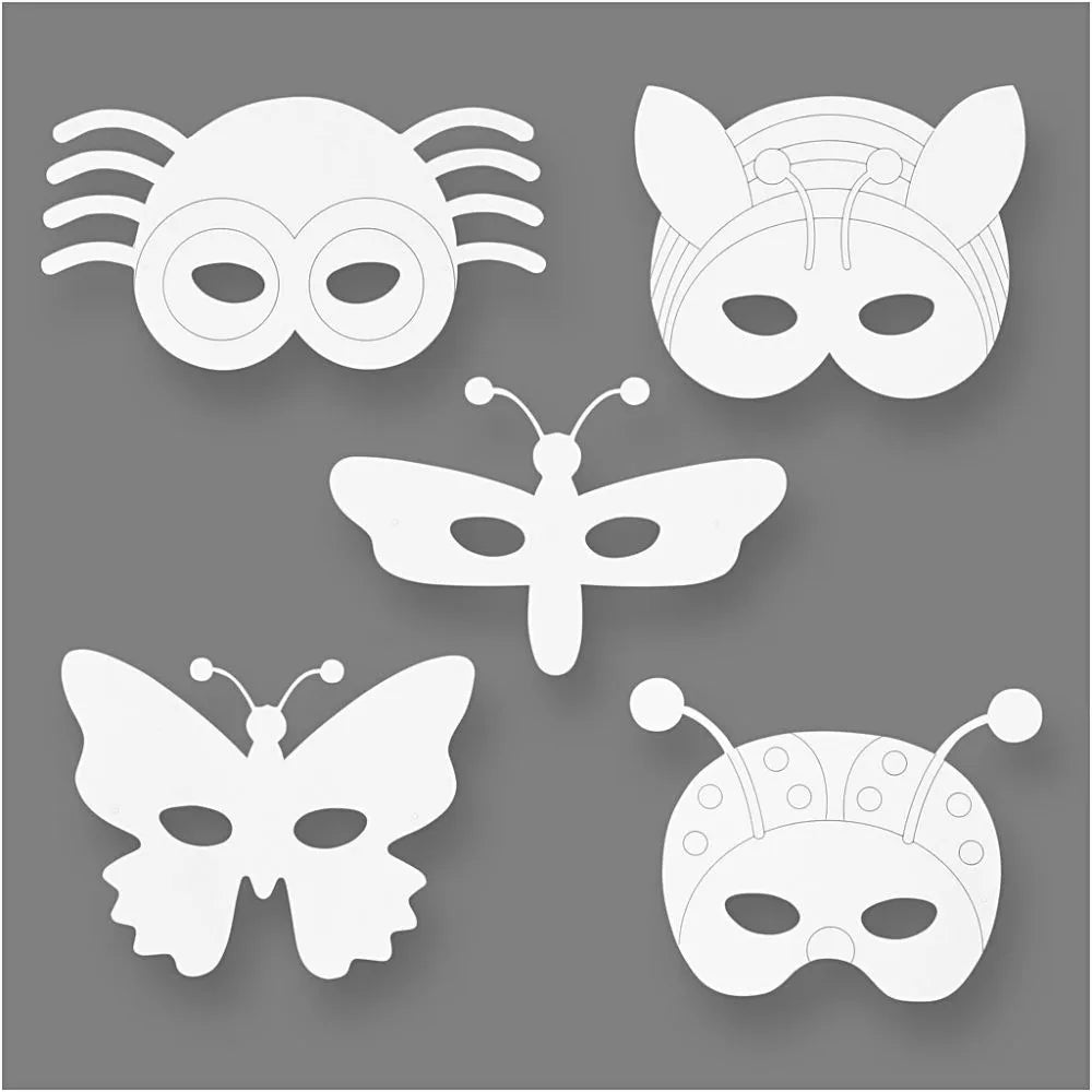 Insect Masks (16 Pieces)