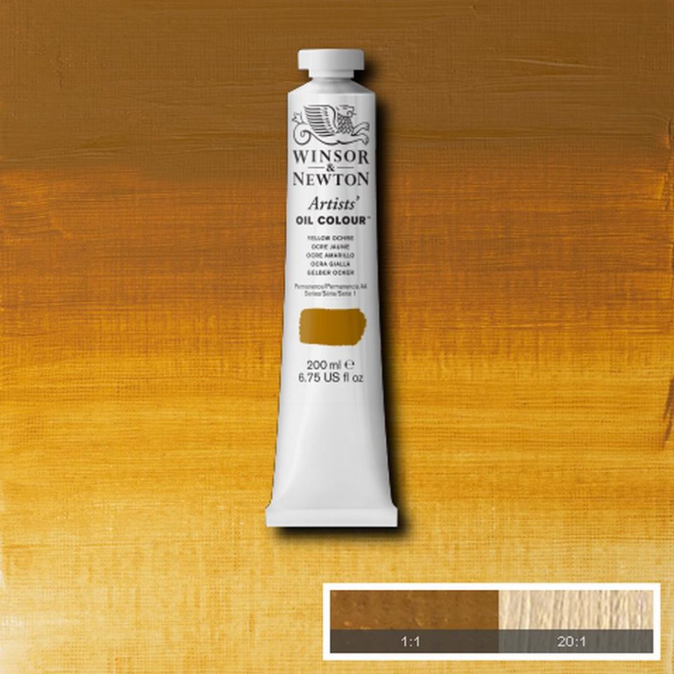 200ml Yellow Ochre - Artists' Oil