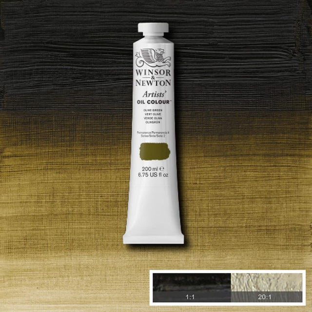 200ml Olive Green - Artists' Oil