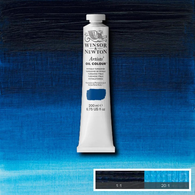 200ml Phthalo Turquoise - Artists' Oil