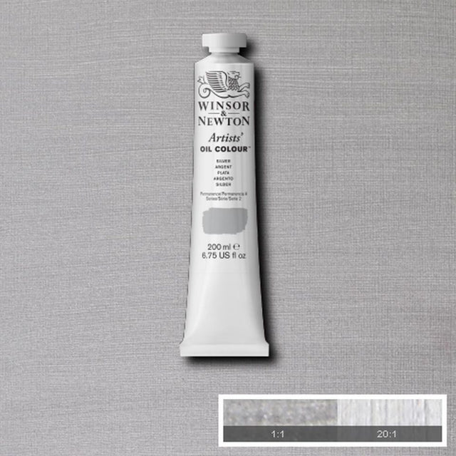 200ml Silver - Artists' Oil