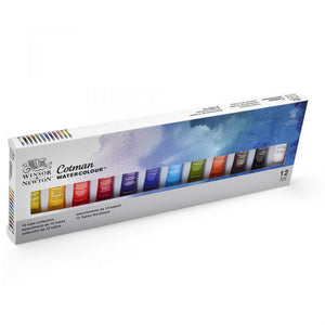 Cotman Watercolours 12 Tube Set. Product code: 0390636 Barcode: 5012572005753