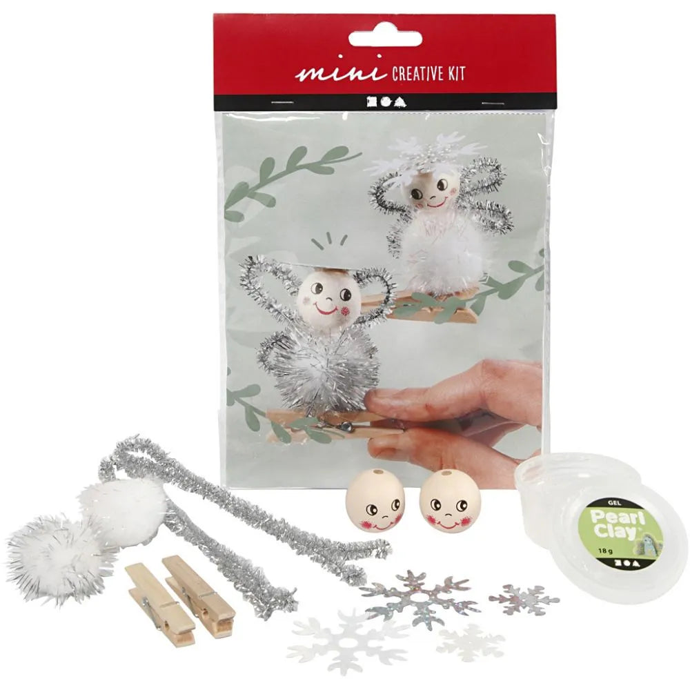 Mini Craft Kit - Angels on Wooden Pegs