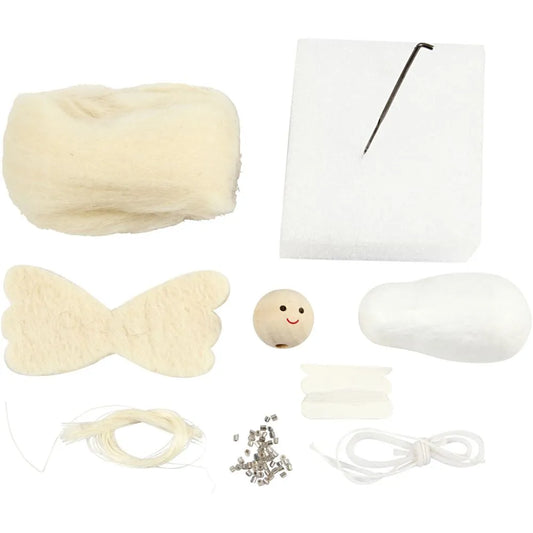Mini Craft Kit, angel, H: 10 cm,