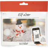 Mini Craft Kit Elf Door - Snowman