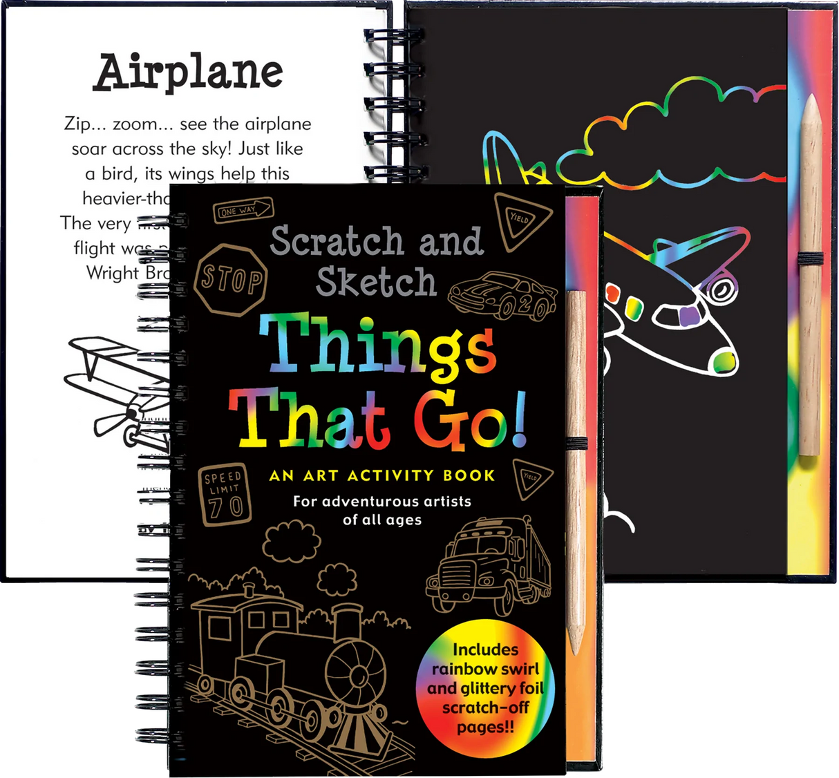 Things That Go! Scratch and Sketch