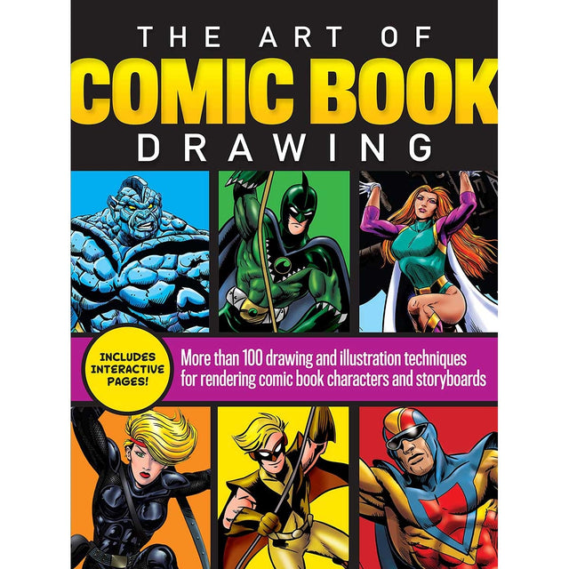 The Art of Comic Book Drawing Book