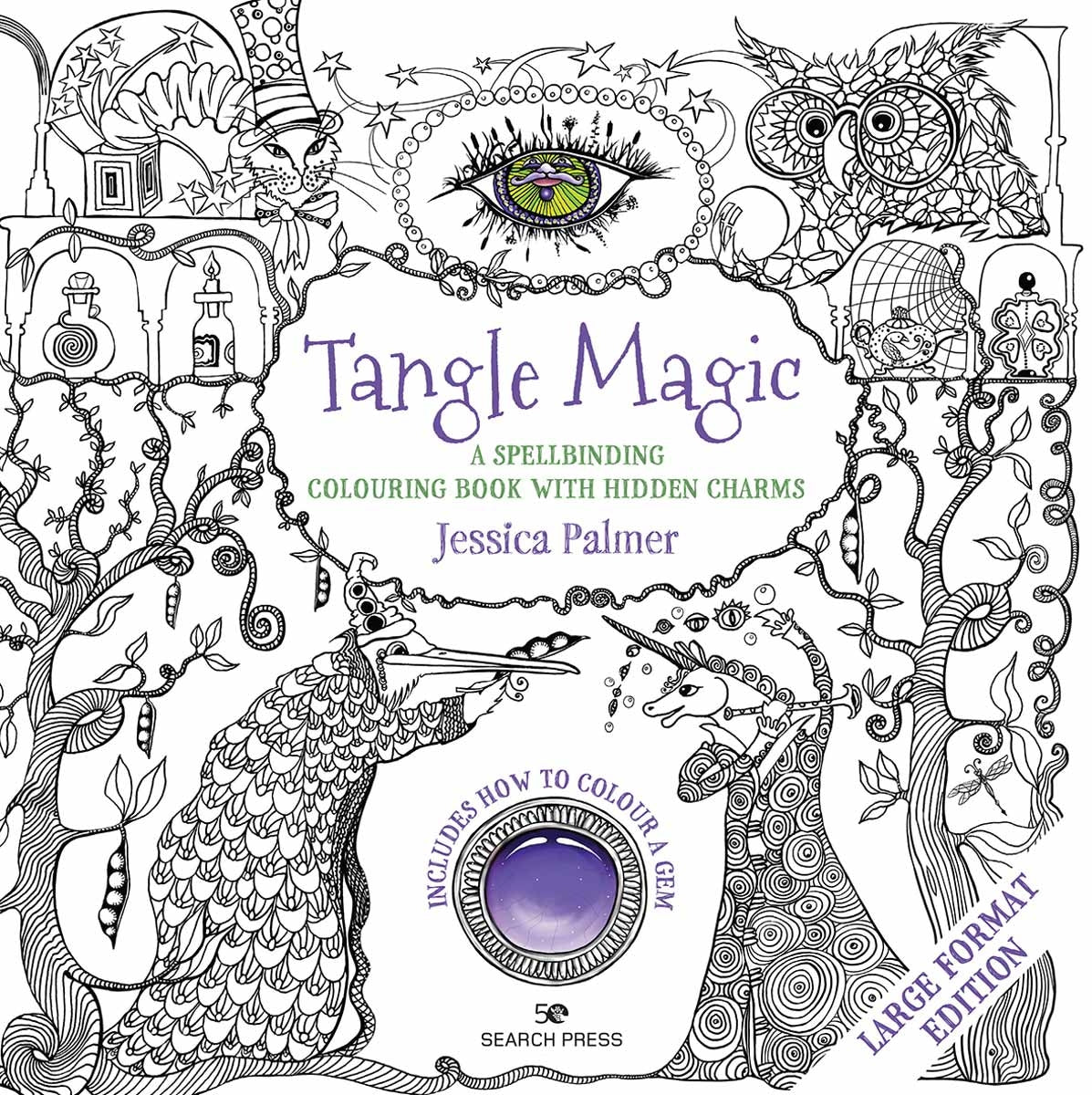 Tangle Magic Colouring Book - Large Format