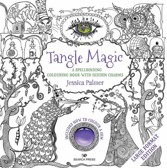 Tangle Magic Colouring Book - Large Format