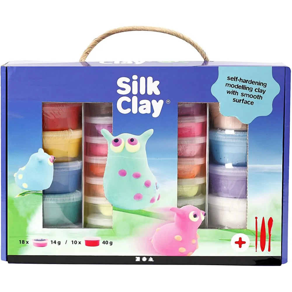 Silk Clay® Set, 1 set, asstd colours