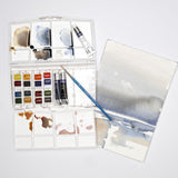 Cotman Watercolours Painting Plus - 16 Half Pans & 3 Tubes. Product code: 0390375 Barcode: 094376954388