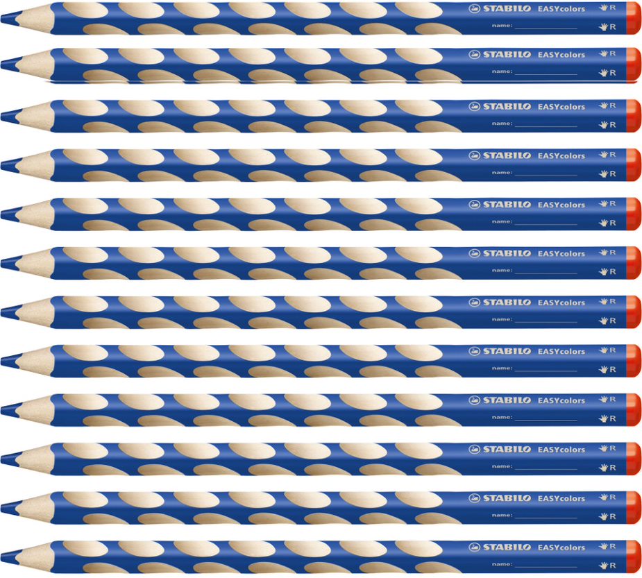 Colouring Pencil - STABILO EASYcolors - Right Handed - Blue