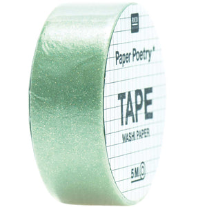 Tape,Glitter,Lig.Green 5M
