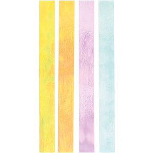 Paper Poetry Tape Set iridescent pastel 15mm 5m 4 pieces