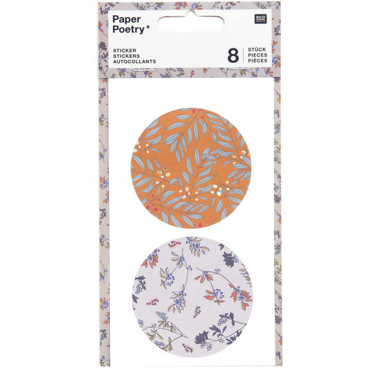 Paper Poetry Sticker plants 4 sheets