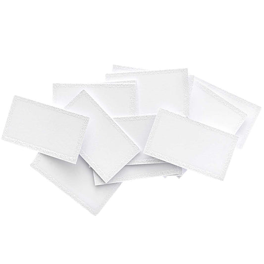 Paper Poetry paper cards white-glitter