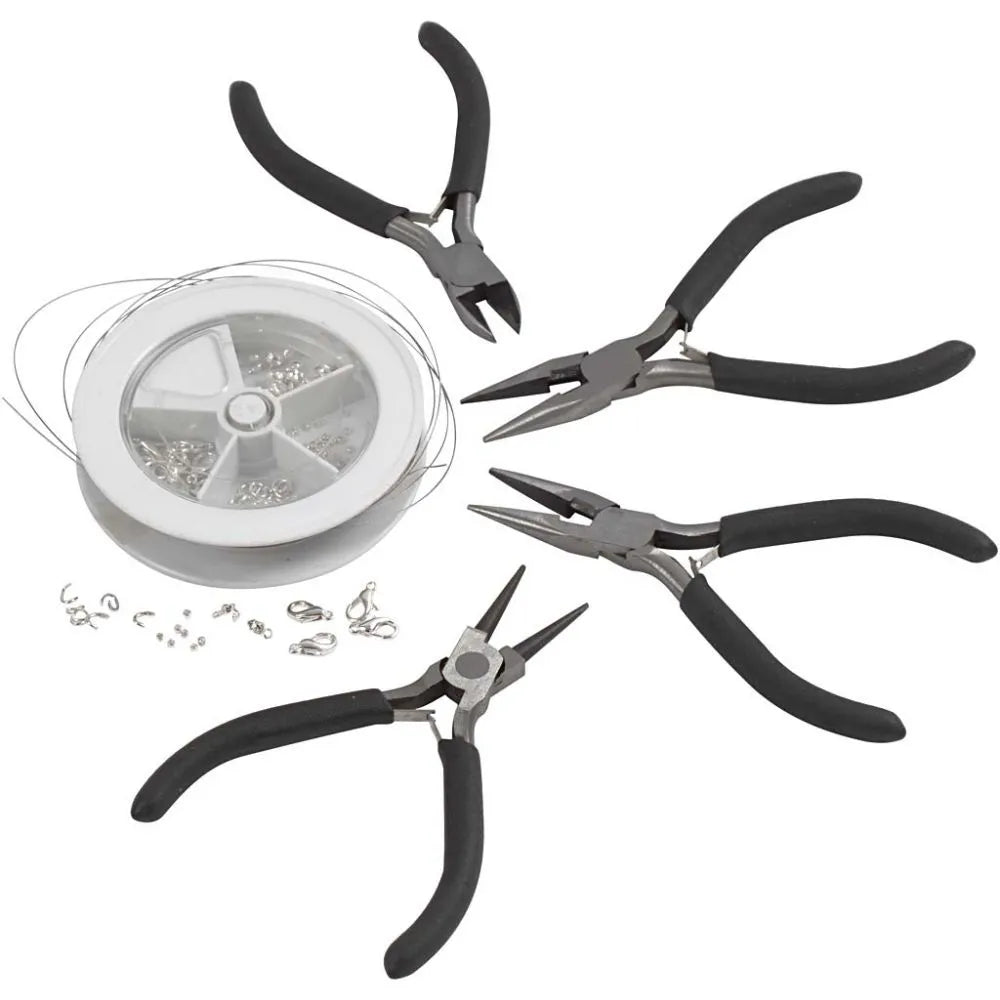 Jewellery Making Kit - Silver-plated