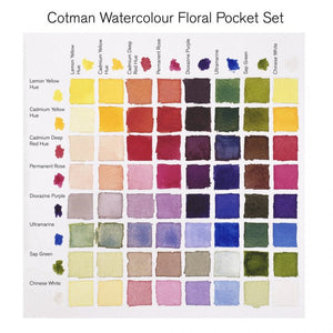 Cotman Watercolour Pocket Set - Floral Product code: 0390671 Barcode: 884955081129