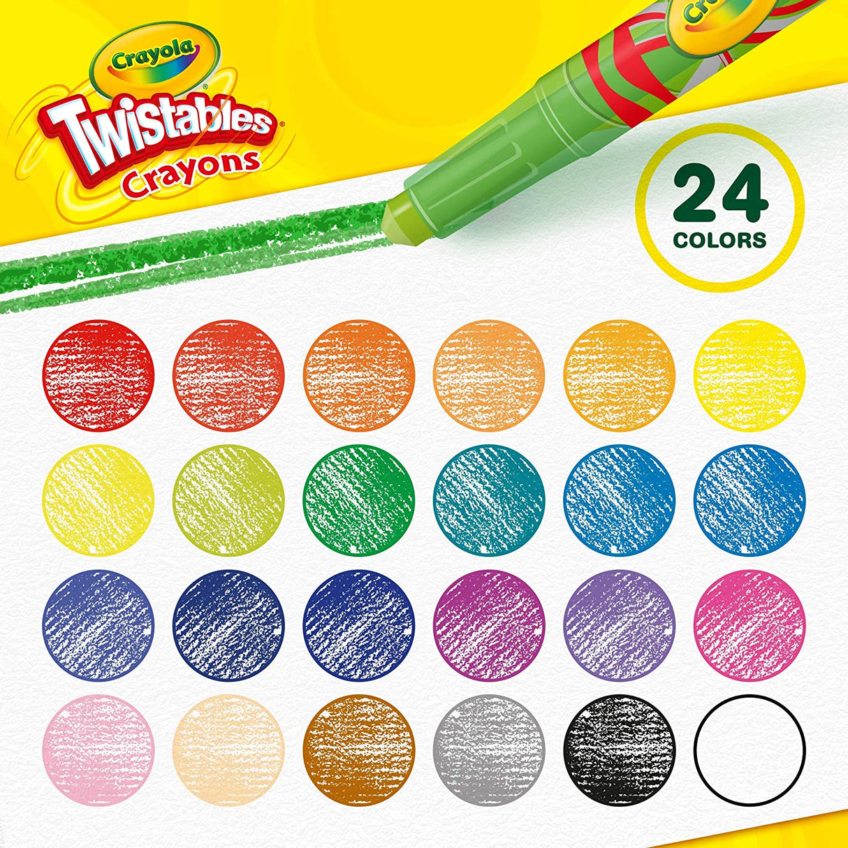 24 Mini Twistables Special Effects Crayons