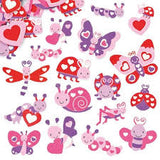 Love Bug Foam Stickers (Pk 120)