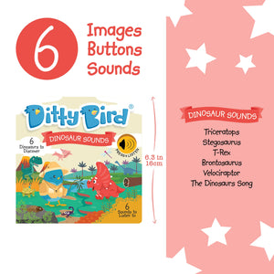 Ditty Bird - Dinosaur Sounds Musical Sound Book