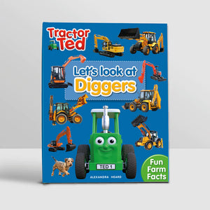 Tractor Ted Book- Lets Look At Diggers