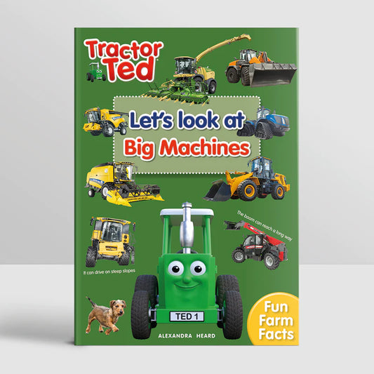 Tractor Ted Book  Lets Look At Big Machines