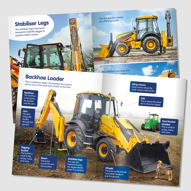 Tractor Ted Book- Lets Look At Diggers