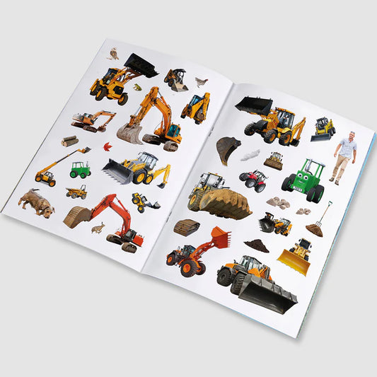 Tractor Ted Sticker Book, Diggers