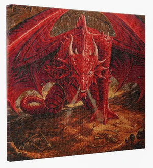 Dragons Lair, 70x70cm Crystal Art Kit