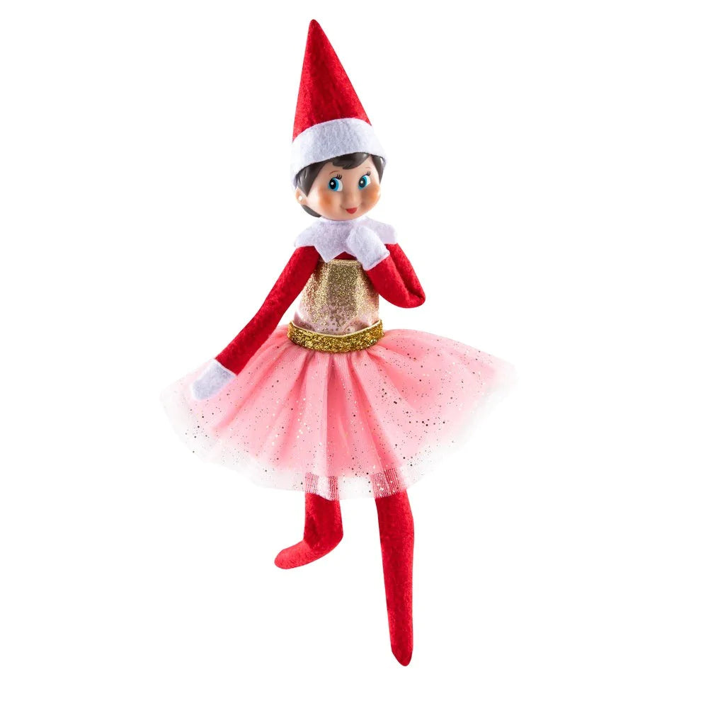 Elf on the Shelf - Claus Couture Pink Sparkle Party Dress