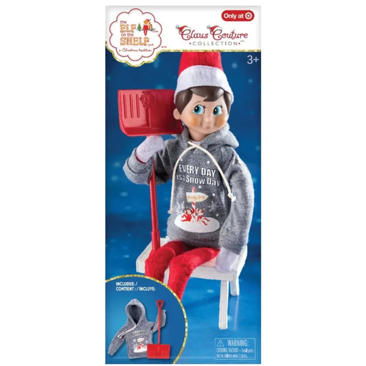 Elf on the Shelf Claus Couture Snow Day Shovel ’n’ Play