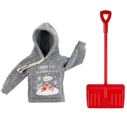 Elf on the Shelf Claus Couture Snow Day Shovel ’n’ Play