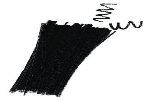 Pipe Cleaners Black 15Cm Pack Of 50