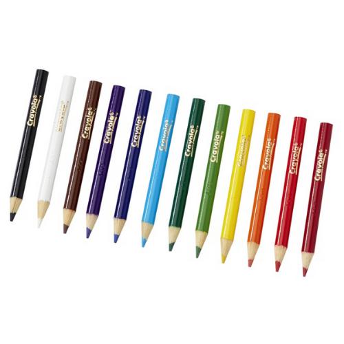 Crayola 12 Half Length Pencils