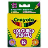 Crayola Half Length Pencils (12 Pack)