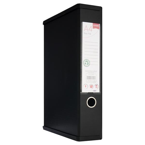 Pp Box File Concept A4 PP Box File - Black