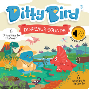 Ditty Bird - Dinosaur Sounds Musical Sound Book
