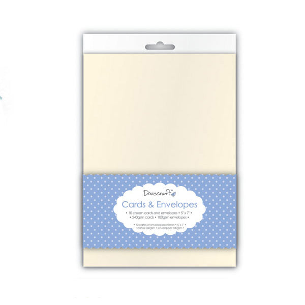 Cream Rect 5X7 (10 pk)