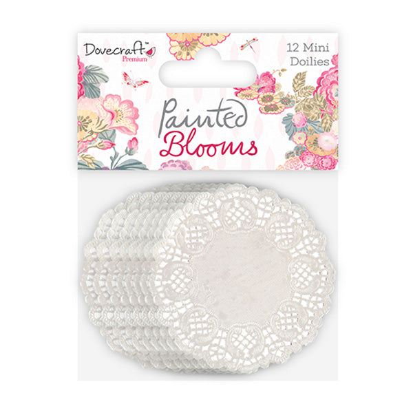 Dovecraft Painted Blooms Mini Doilies