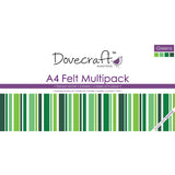 Dovecraft A4 Felt Pack - Green