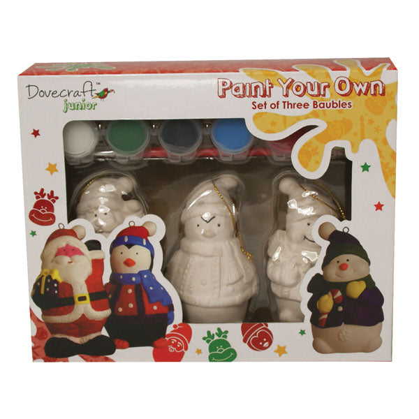 PAINT YOUR OWN MINI ORNAMENTS SET