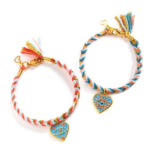 Djeco Friendships and Hearts Bracelet Jewellery Craft Kit